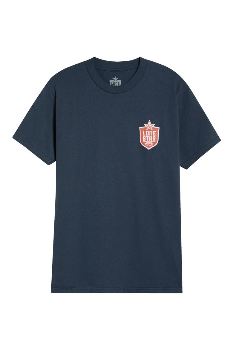 Lonestar Desertscape Cotton Graphic T-Shirt, Main, color, NAVY