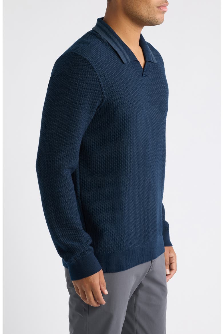 Back Nine Knit Polo, Alternate, color, TRUE NAVY