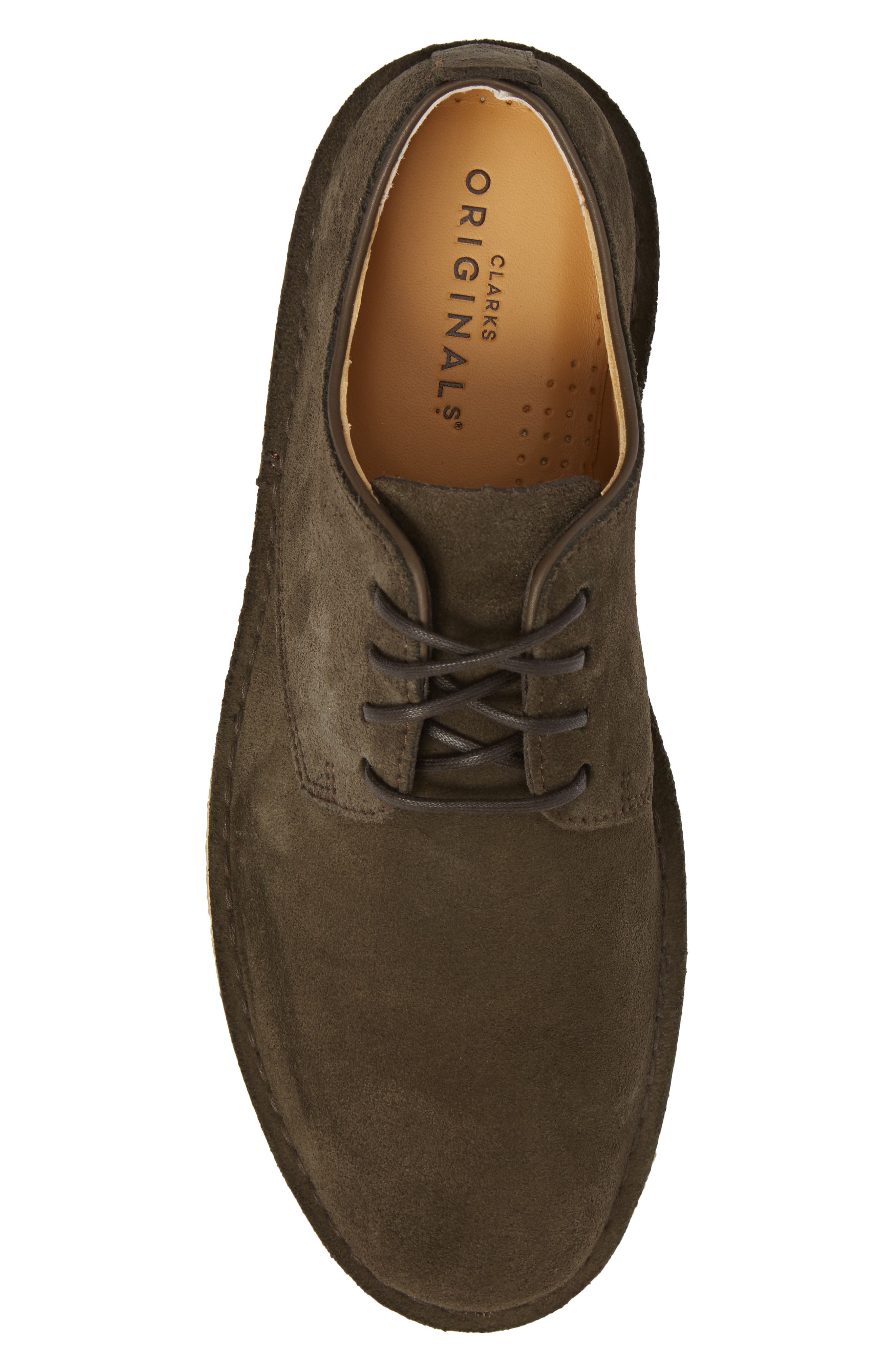 Clarks<sup>®</sup> Desert London Suede Plain Toe Derby, Alternate, color, 
