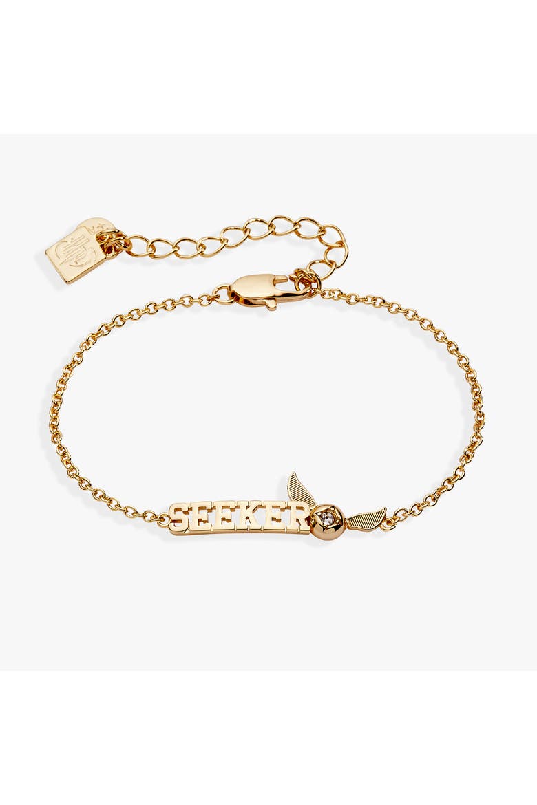 Harry Potter Quidditch 'Seeker' Cluster Bracelet, Main, color, Gold