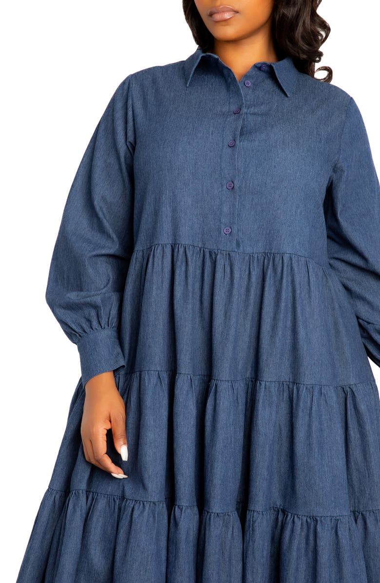 BUXOM COUTURE , Alternate, color, Denim Blue