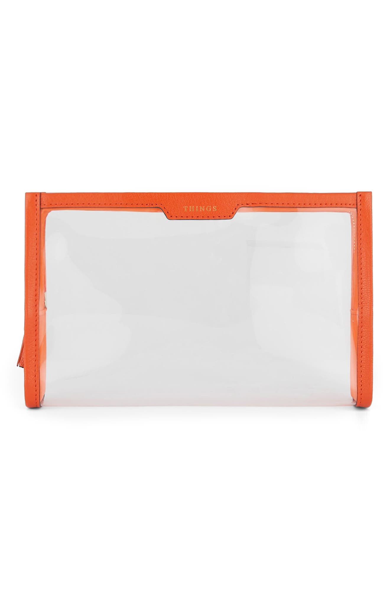 Anya Hindmarch Things Recycled TPU Zip Pouch, Main, color, 