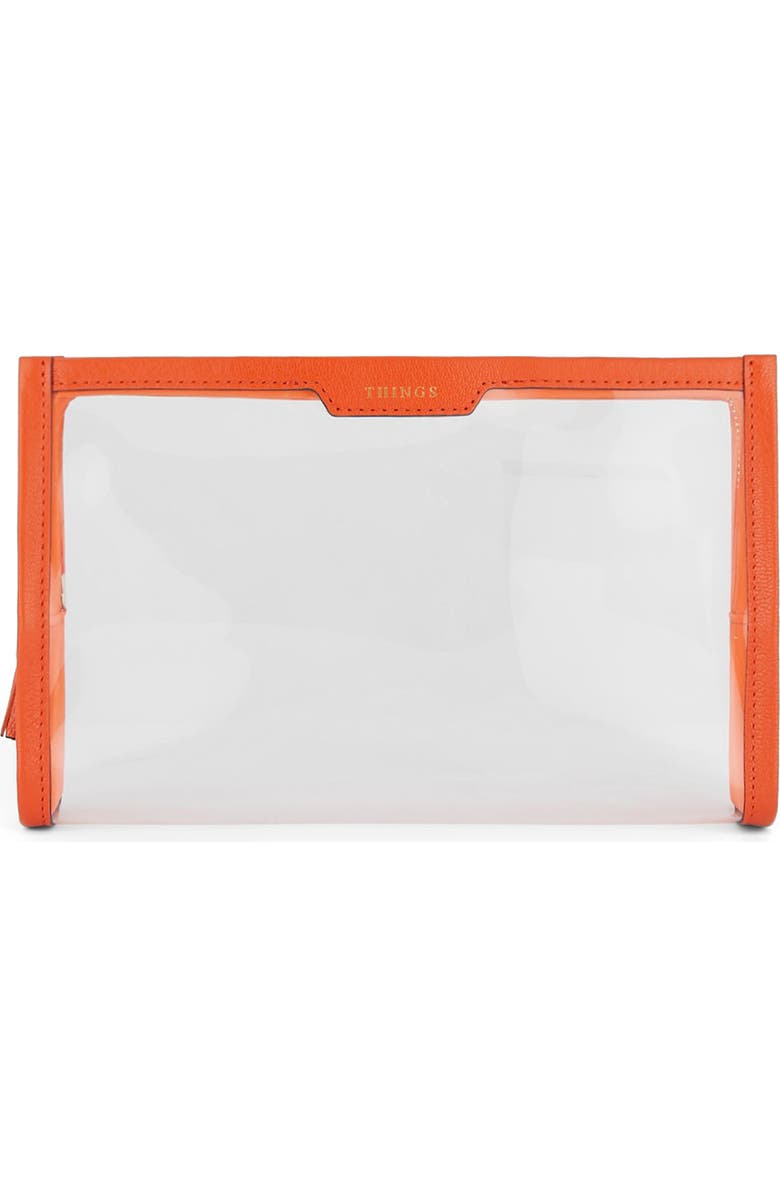 Anya Hindmarch Things Recycled TPU Zip Pouch, Main, color,