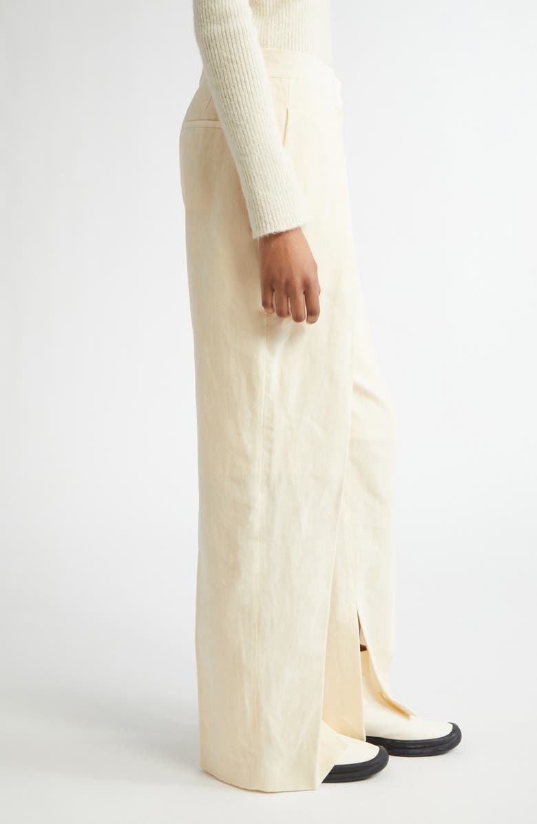 Jil Sander Pleated Velveteen Trousers, Alternate, color,