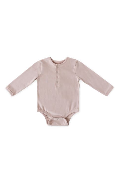 Essentials Long Sleeve Organic Cotton Bodysuit