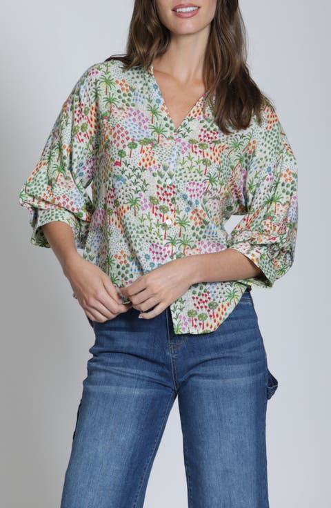 Floral Print Woven Shirt