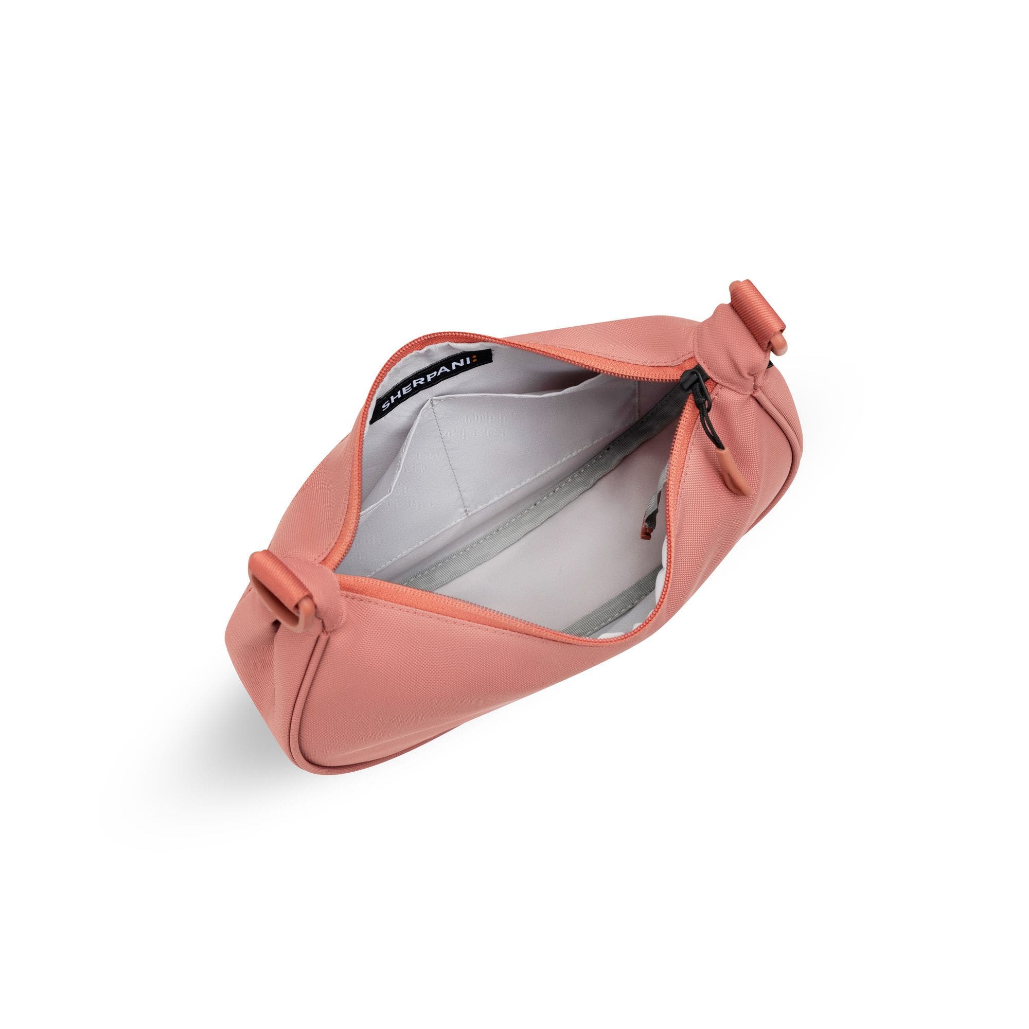 Mina Medium Lightweight Half Moon Crossbody, Alternate, color, Desert
