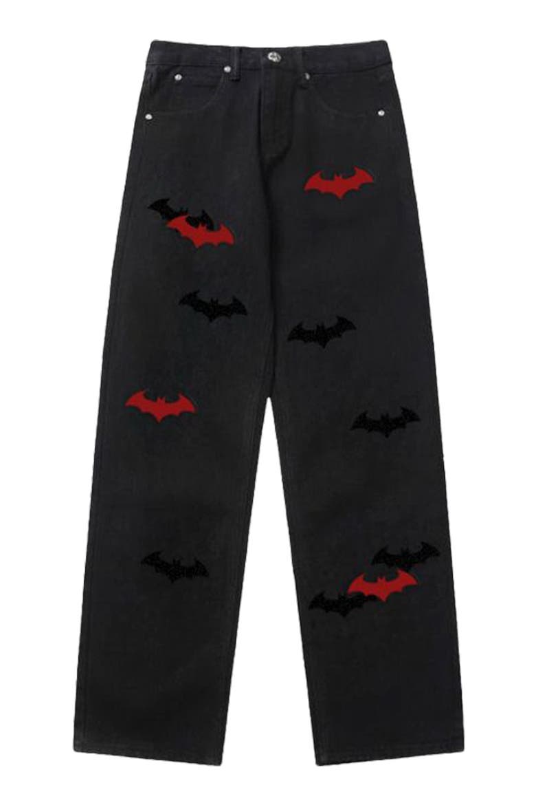 Batman x Blvck Shadow Jeans, Alternate, color, Black