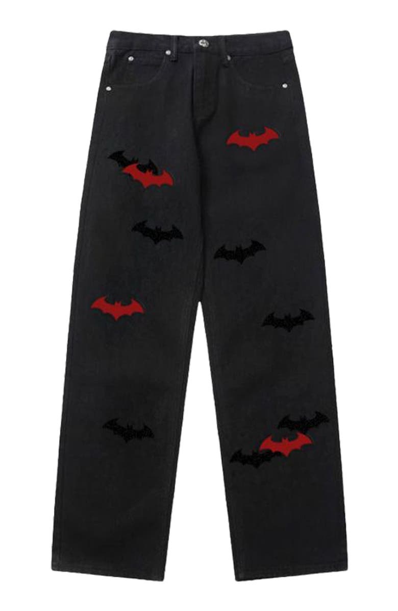 Blvck Batman x Blvck Shadow Jeans, Alternate, color, Black