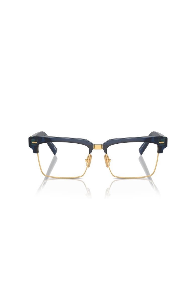 Miu Miu 54mm Rectangle optical glasses, Alternate, color, Blue
