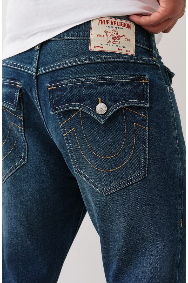 Rocco Flap Pocket Skinny Jeans, Alternate, color, DARK SHADE