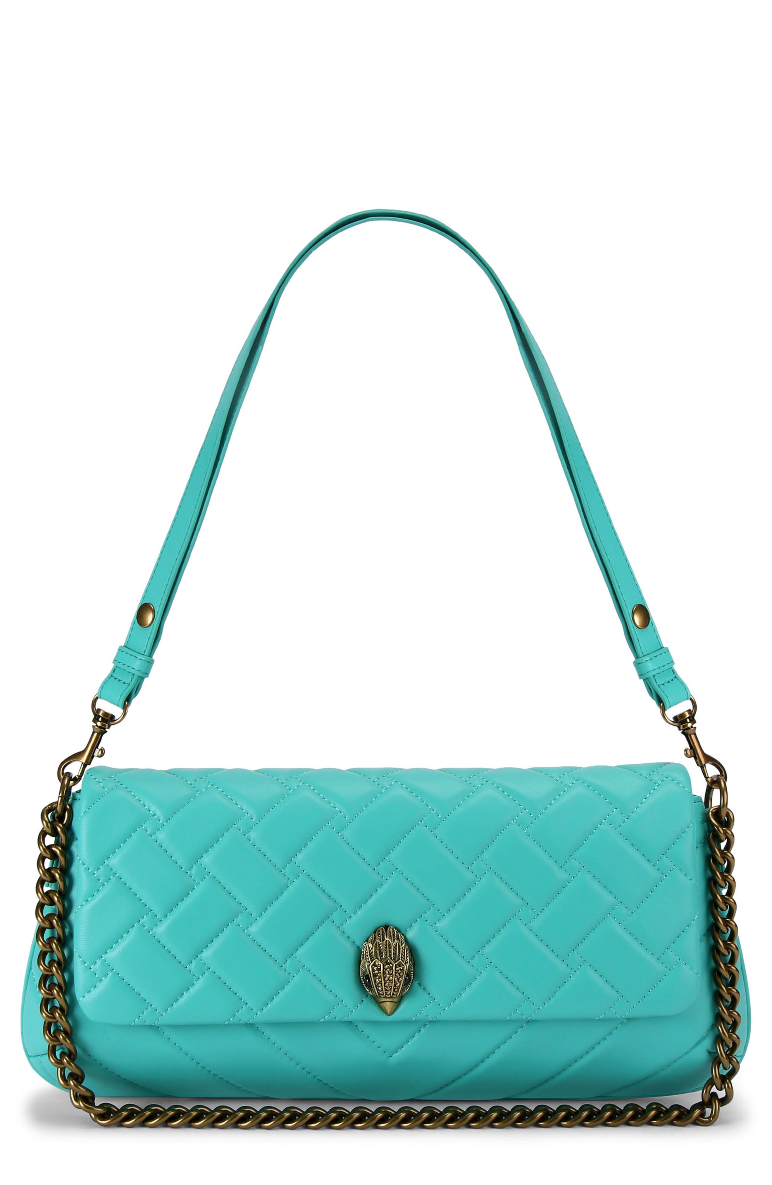 Kurt Geiger London Long Kensington Quilted Leather Shoulder Bag