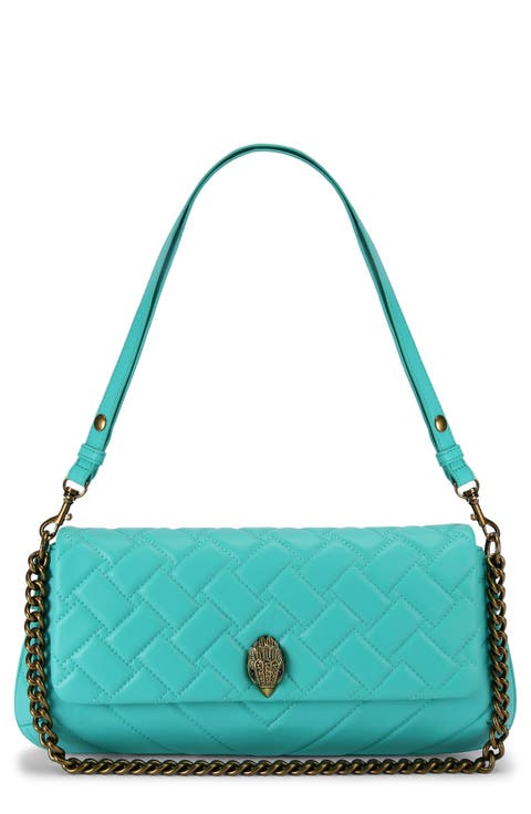 Long Kensington Quilted Leather Shoulder Bag
