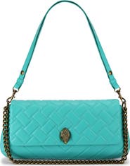 Kurt Geiger London Long Kensington Quilted Leather Shoulder Bag