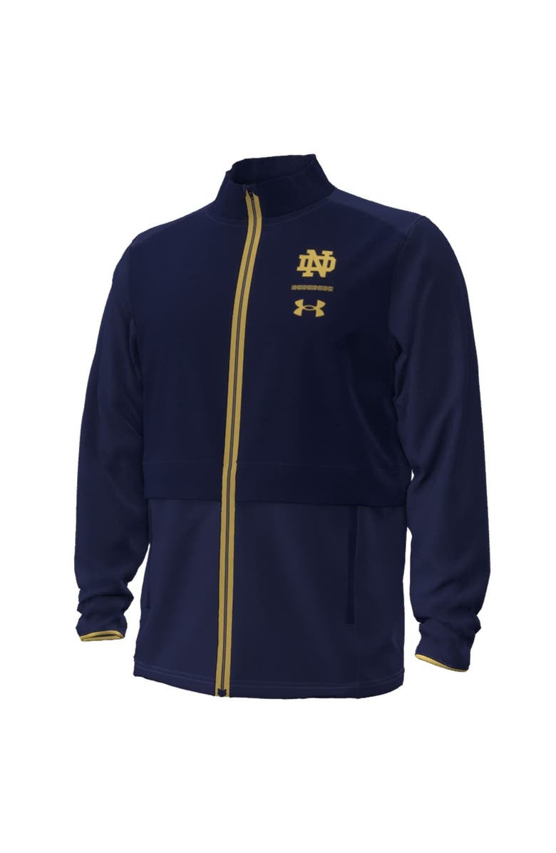 Under Armour Men's Under Armour Navy Notre Dame Fighting Irish 2023 Aer Lingus College Football Classic Full-Zip Jacket, Alternate, color, 