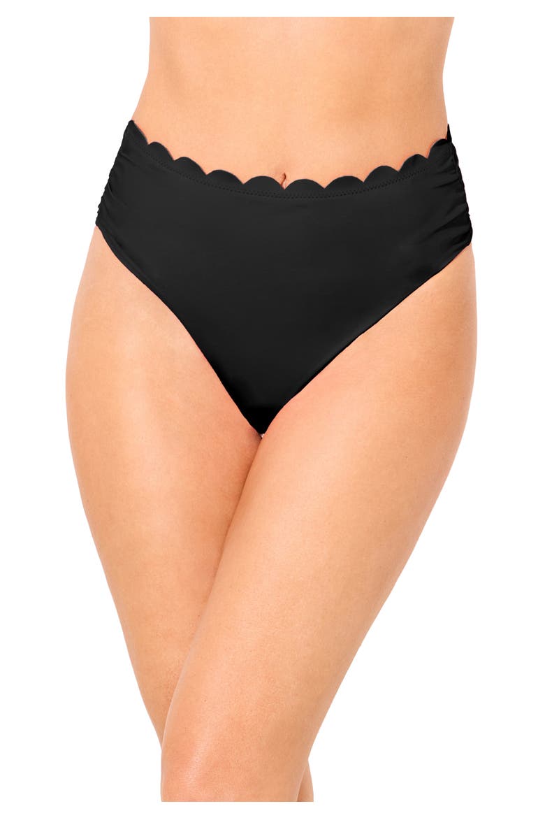 Scallop Trim Swim Brief, Main, color, Black