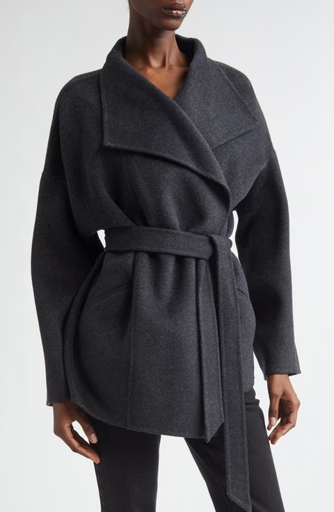 Ceaton Wool & Cashmere Wrap Coat