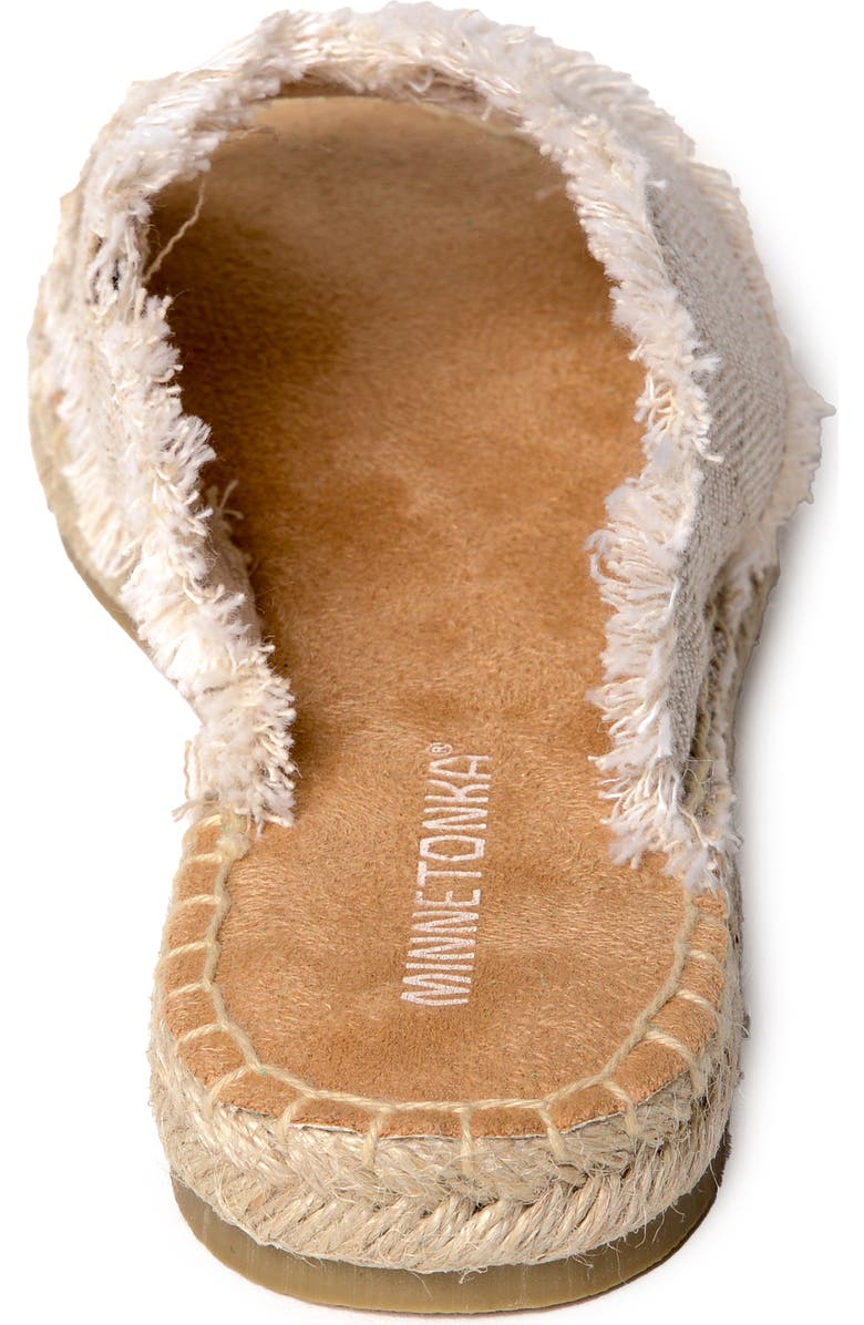 Minnetonka Pepper Espadrille Slide Sandal, Alternate, color,