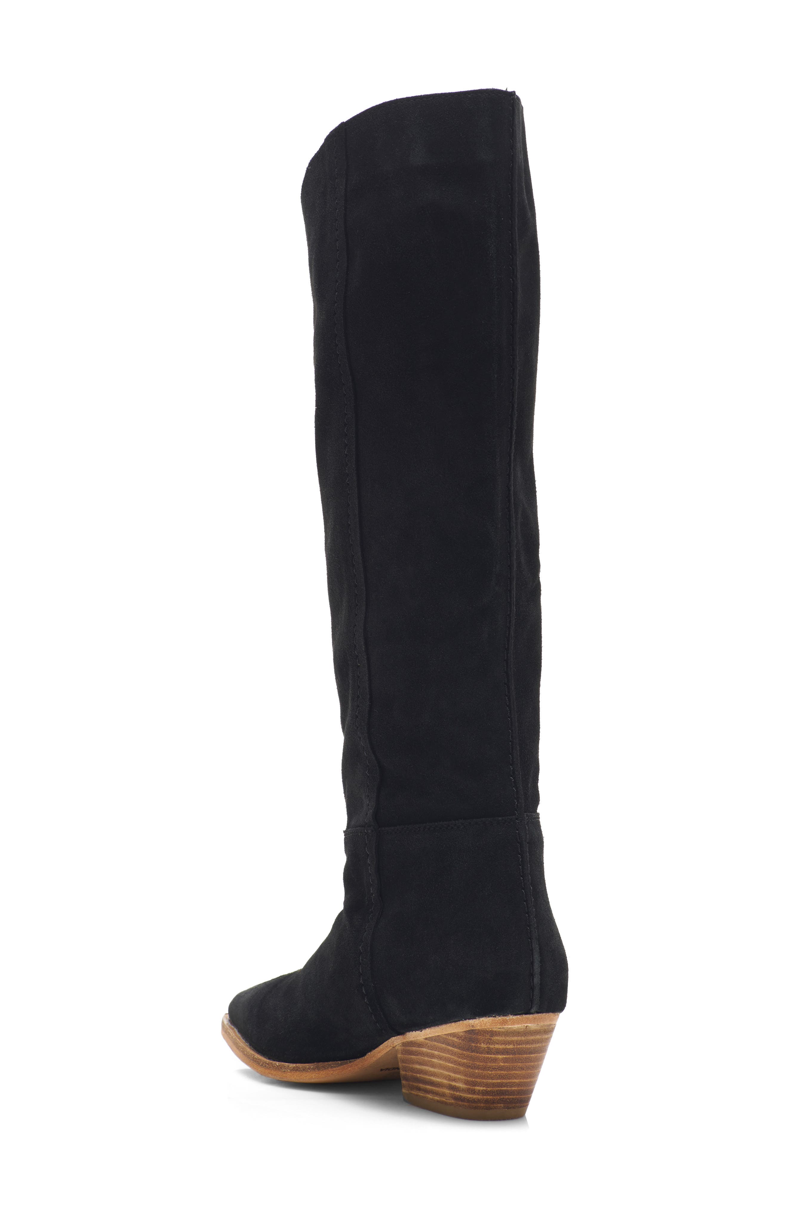 Free People Sway Knee High Boot, Alternate, color, Black