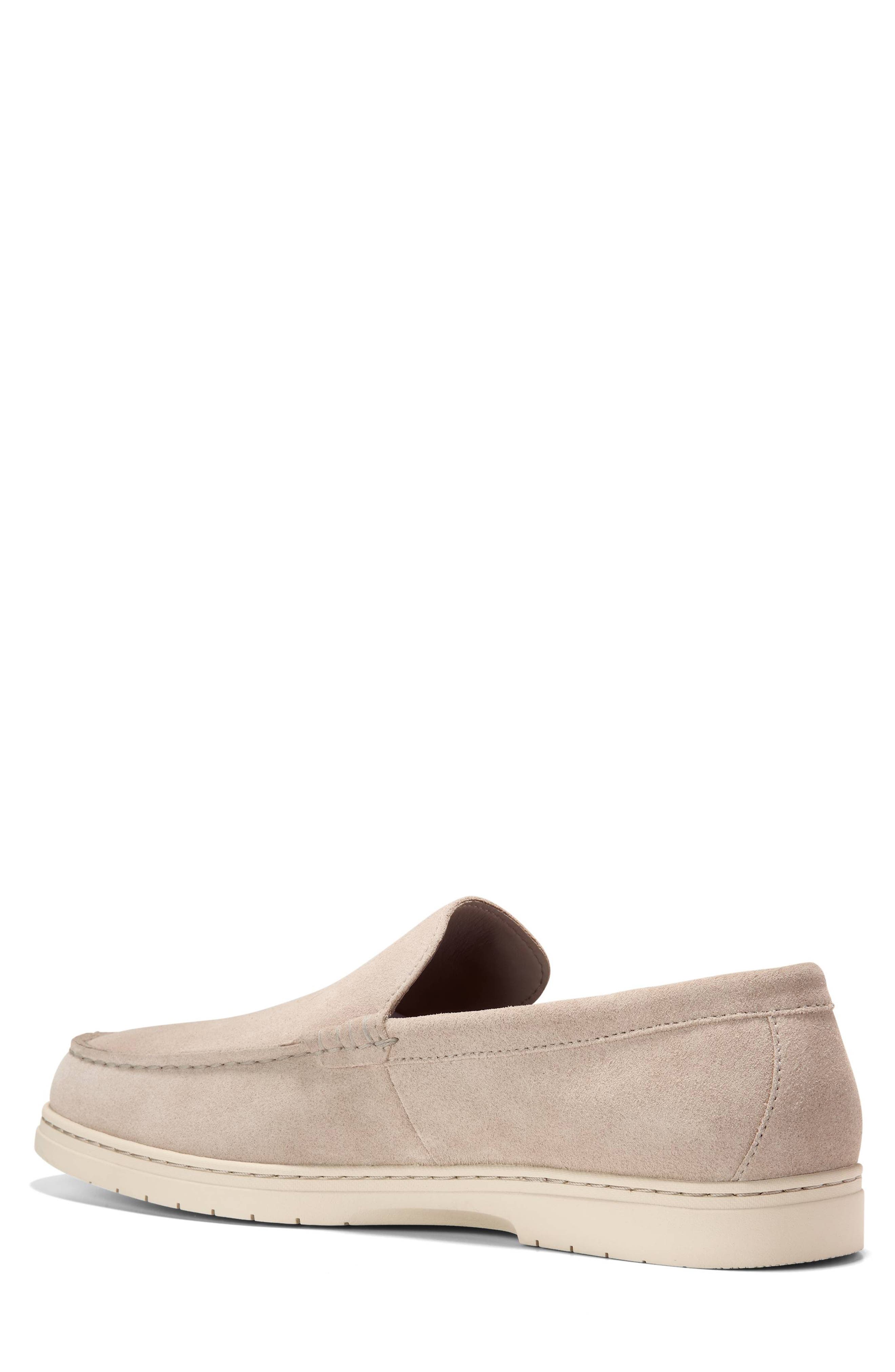 Greenwich Grand Venetian Loafer, Alternate, color, OXFORD TAN SUEDE / IVORY