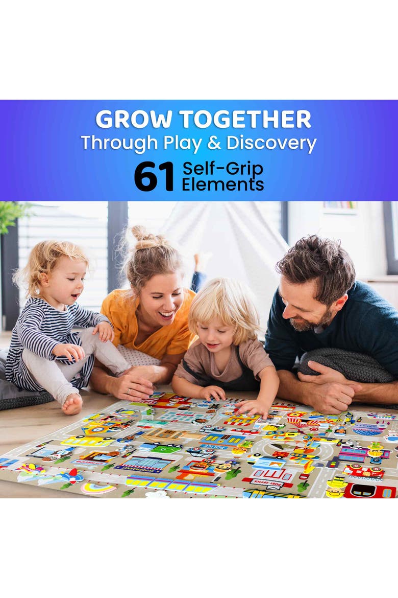 Kids Felt Board Learning Set, Alternate, color, City