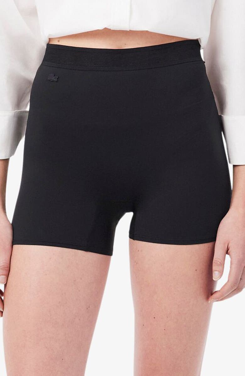 Lacoste Microfiber Boxer Briefs, Main, color, Black