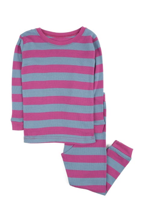 Kids Two-Piece Striped Cotton Matching Family Pajamas (Toddler, Little Kid & Big Kid)