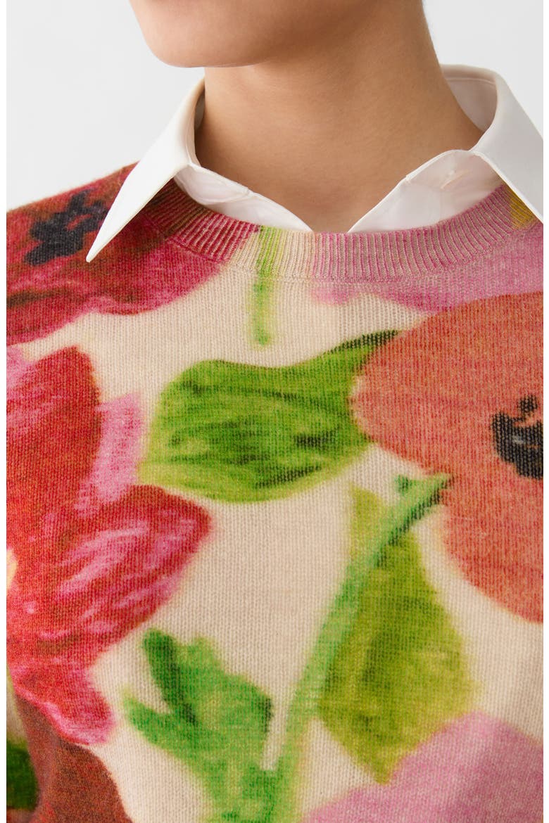 Blossom Print Cashmere Sweater, Alternate, color, BLOSSOM MULTI