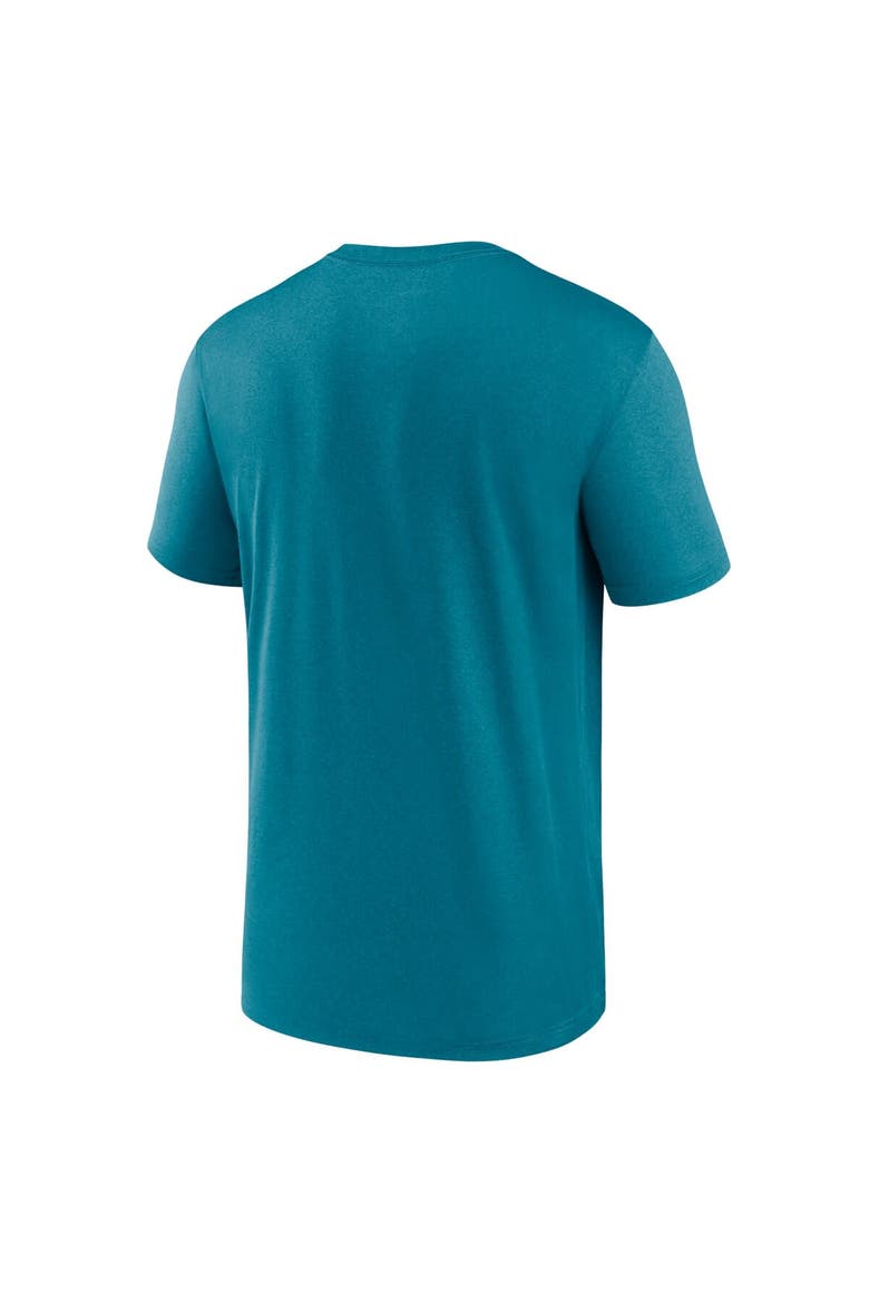 Men's Nike  Teal Jacksonville Jaguars Legend Logo Performance T-Shirt, Alternate, color, Teal