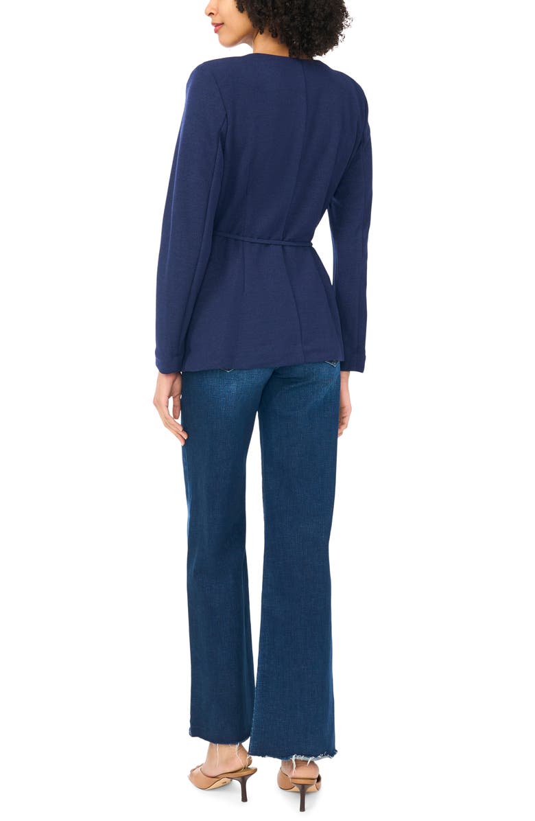 Vince Camuto Belted Jacket, Alternate, color, Classic Navy