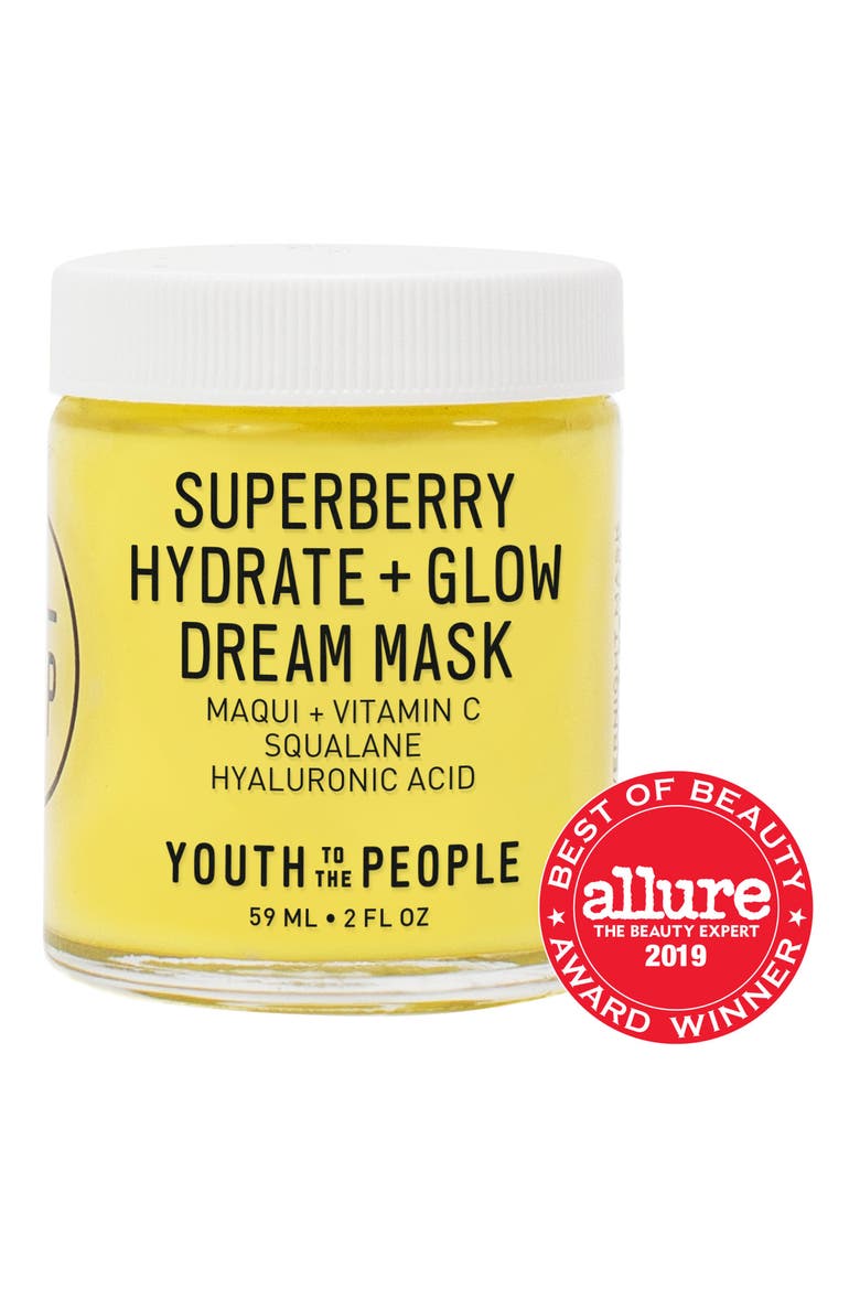 Superberry Hydrate + Glow Dream Overnight Face Mask, Alternate, color, NO COLOR