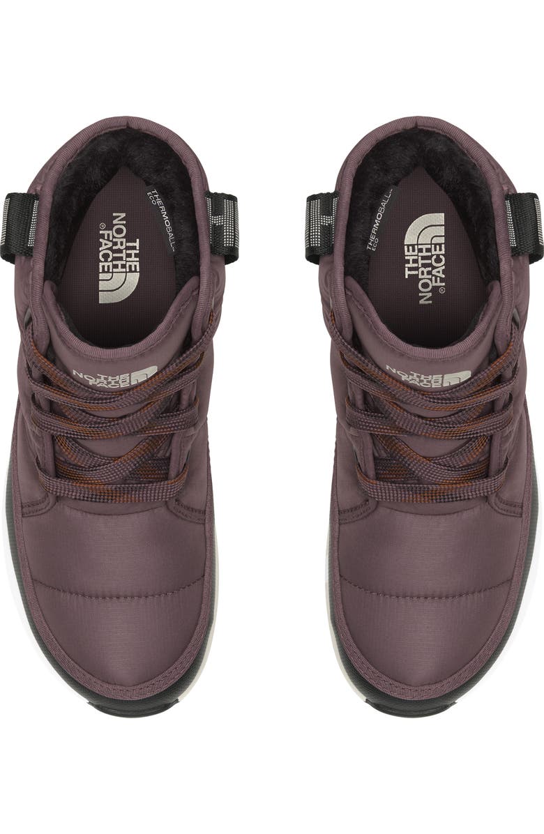 The North Face ThermoBall<sup>™</sup> Luxe Faux Fur Lined Waterproof Boots, Alternate, color, Tawny Quartz/ Burnt Umber