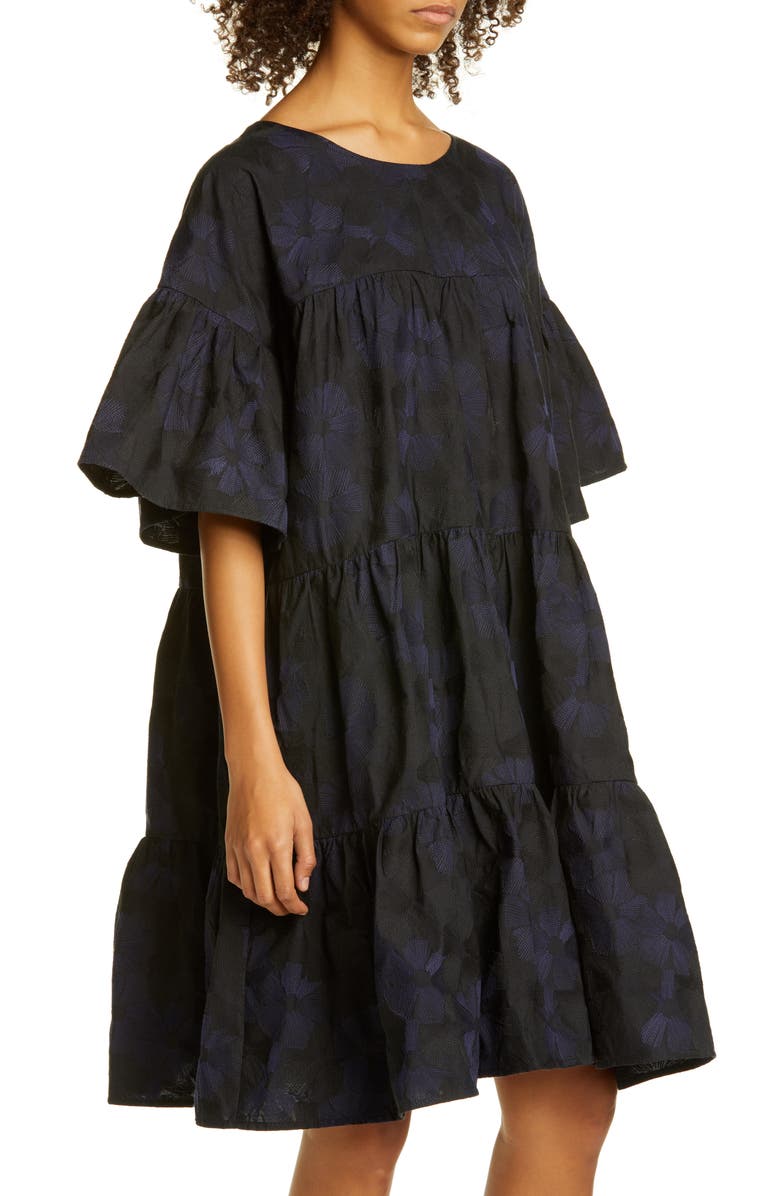 Merlette Saint Germain Floral Embroidered Dress, Alternate, color,