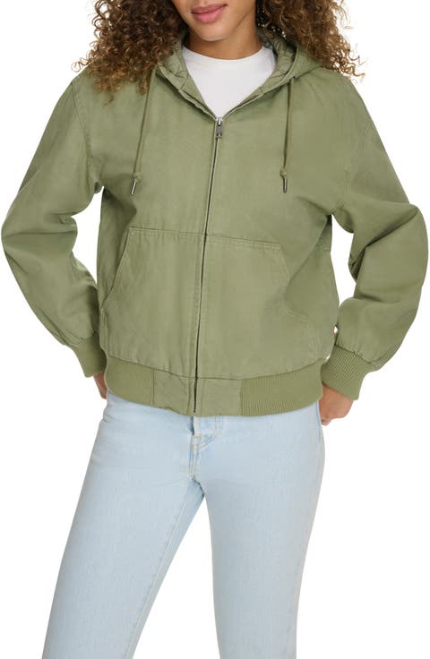 Work Cotton Canvas Zip Jacket