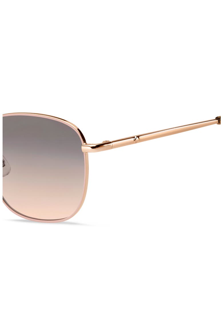 kiylah 53mm square sunglasses, Alternate, color, PINK/ GOLD