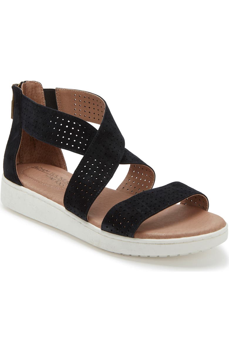 Adam Tucker by Me Too Adam Tucker Rayna Perforated Wedge Sandal, Main, color,
