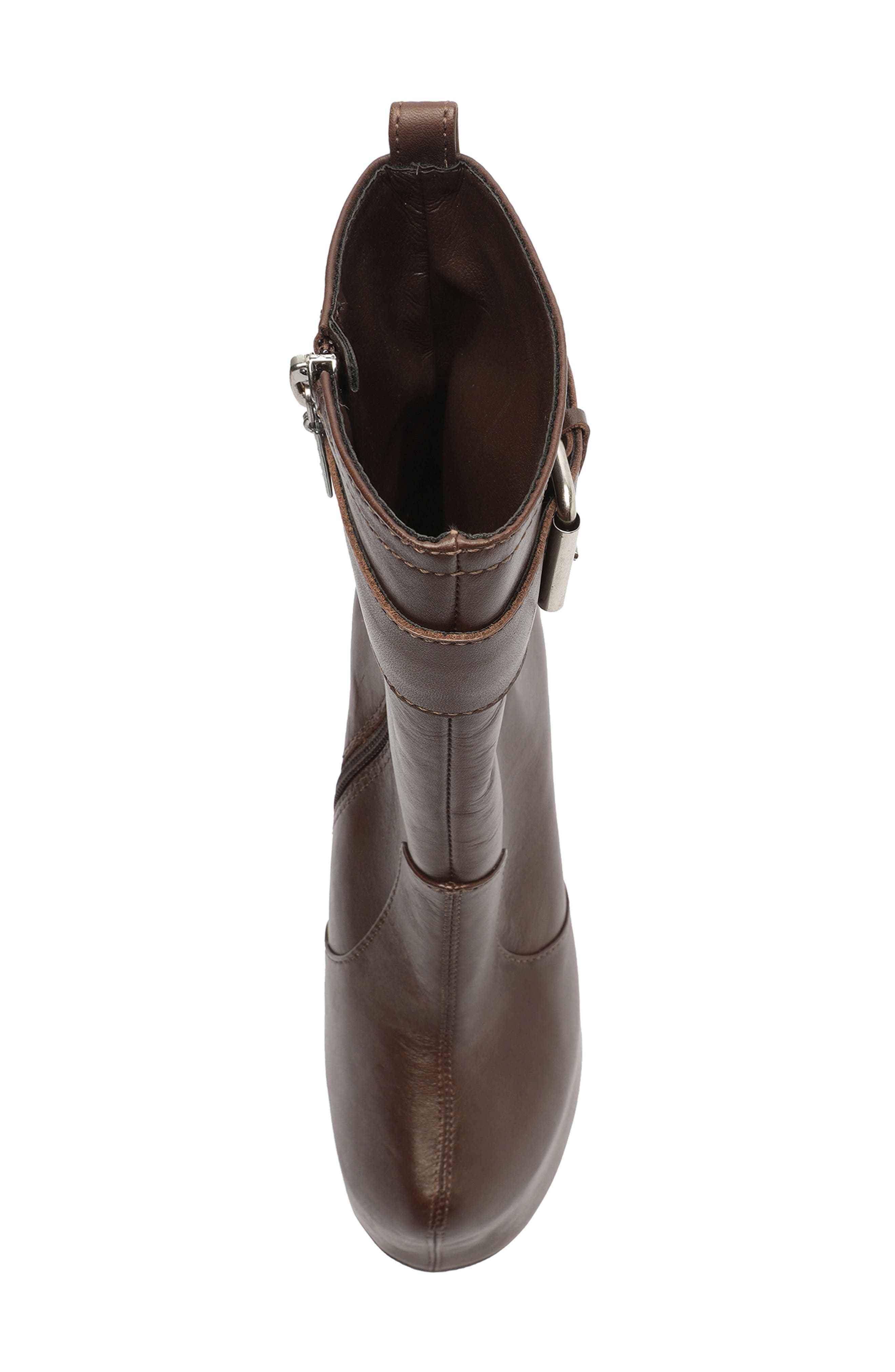 Aberdeen Buckle Platform Boot, Alternate, color, NEW BISON