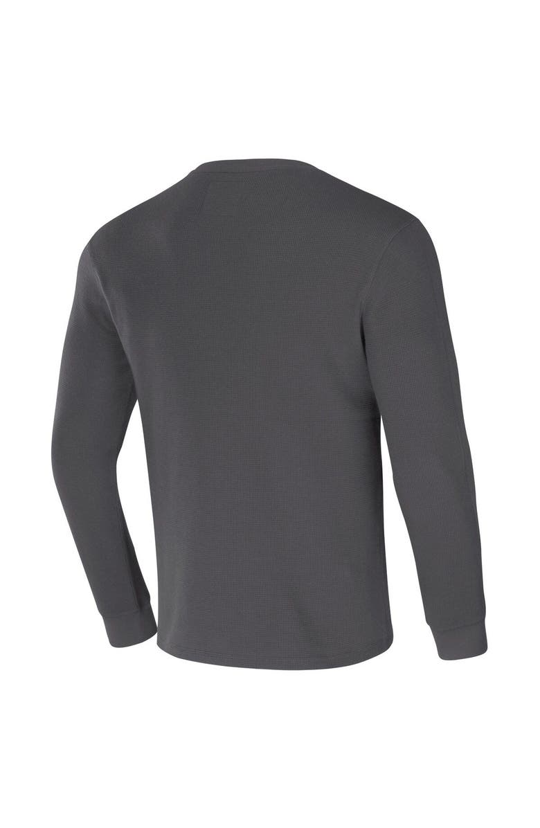 NFL X DARIUS RUCKER Men's NFL x Darius Rucker Collection by Fanatics Charcoal New Orleans Saints Long Sleeve Thermal T-Shirt, Alternate, color, Charcoal