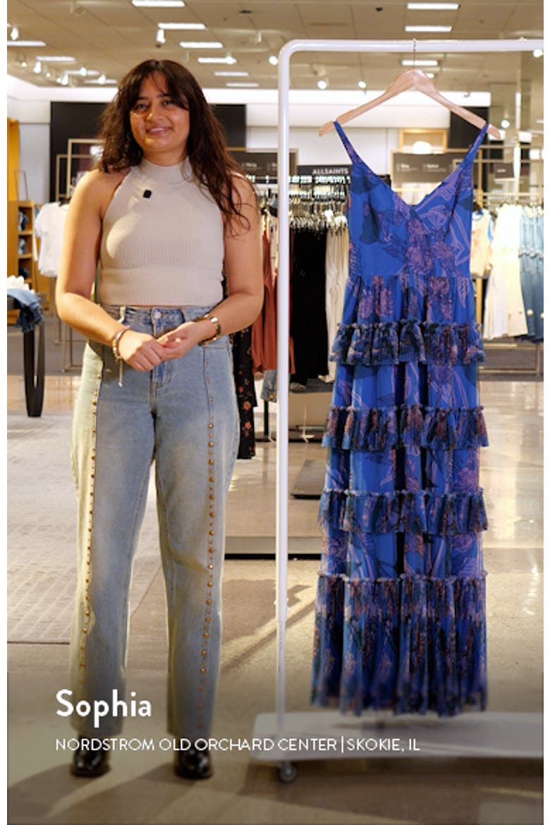 Freya Tulle Plissé Ruffle Gown video
