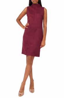 Halogen® Mock Neck Sleeveless Dress
