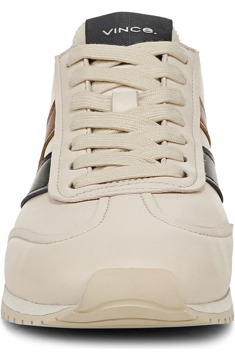 Vince Oasis Runner Sneaker, Alternate, color, Flax/ Elm Wood/ Blue Ink