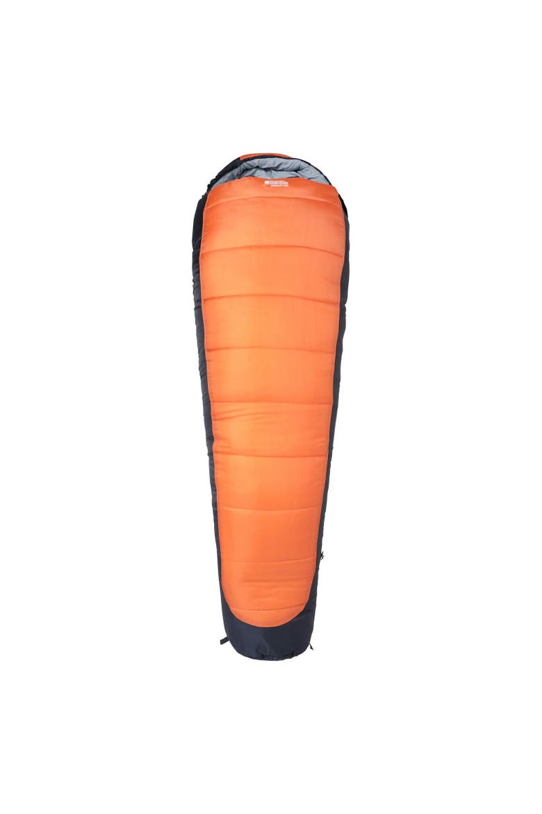 Left Zip Microlite 1400 Winter Mummy Sleeping Bag, Main, color, Fiery Coral