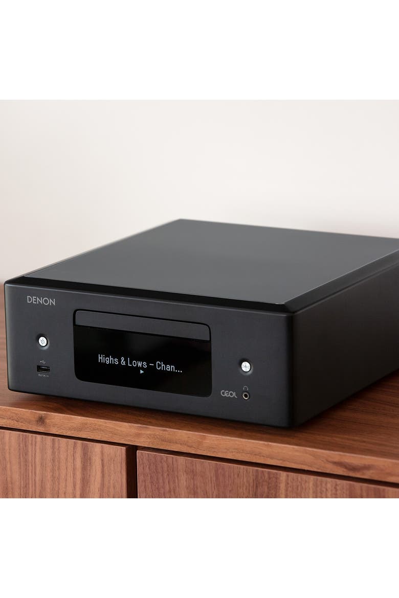 RCD-N12 Network Connected Mini Hi-Fi System, Alternate, color, Black