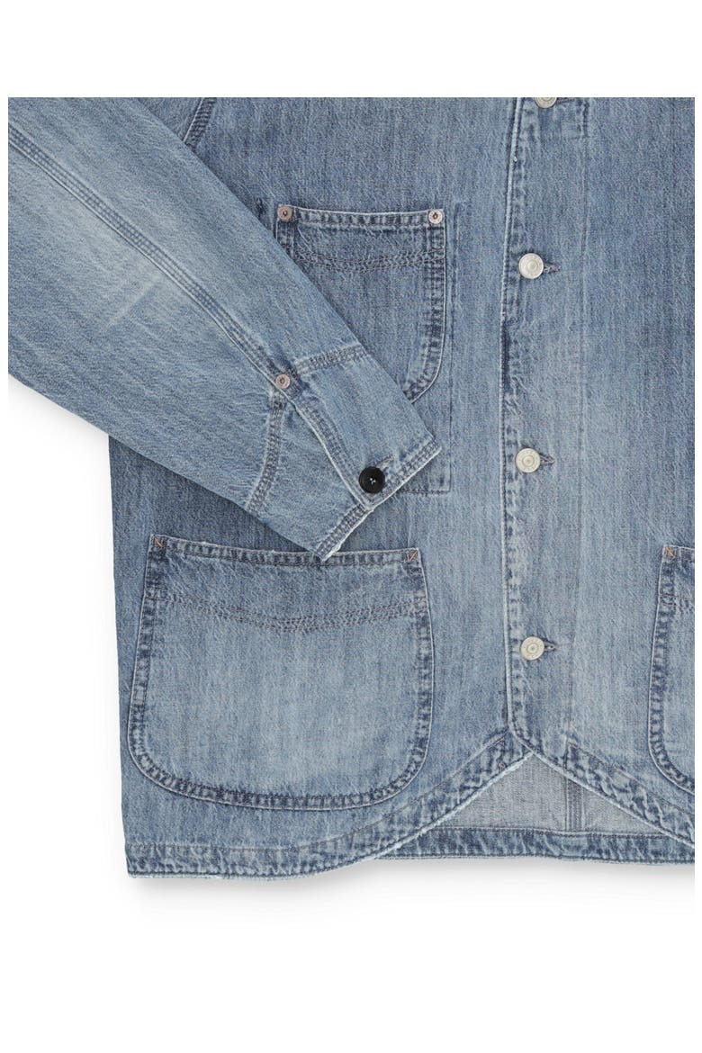 Trading Bleach Wash Denim Jacket, Alternate, color, D240