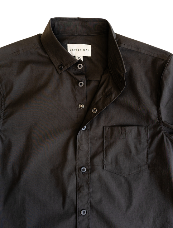 Slate Black Essential Long Sleeve Button-Up - image 2