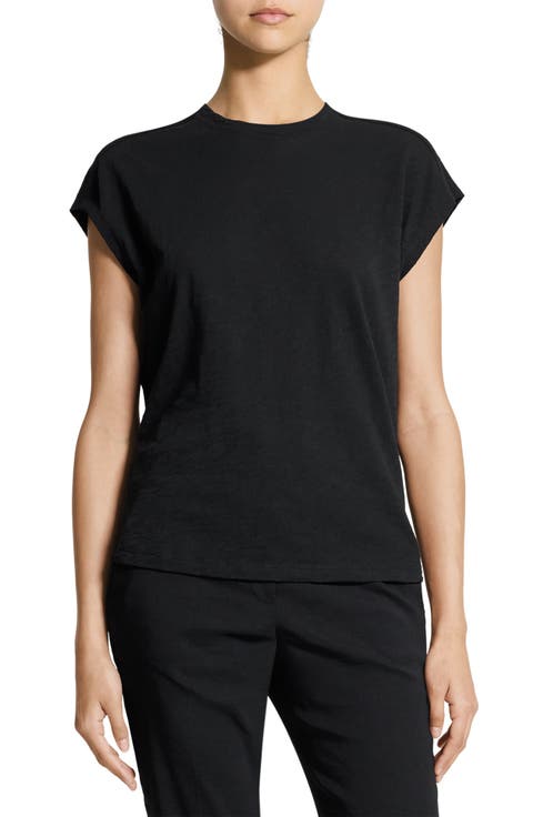 Cap Sleeve Organic Cotton T-Shirt