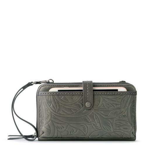 The Sak Iris Smartphone Crossbody In Slate Leaf