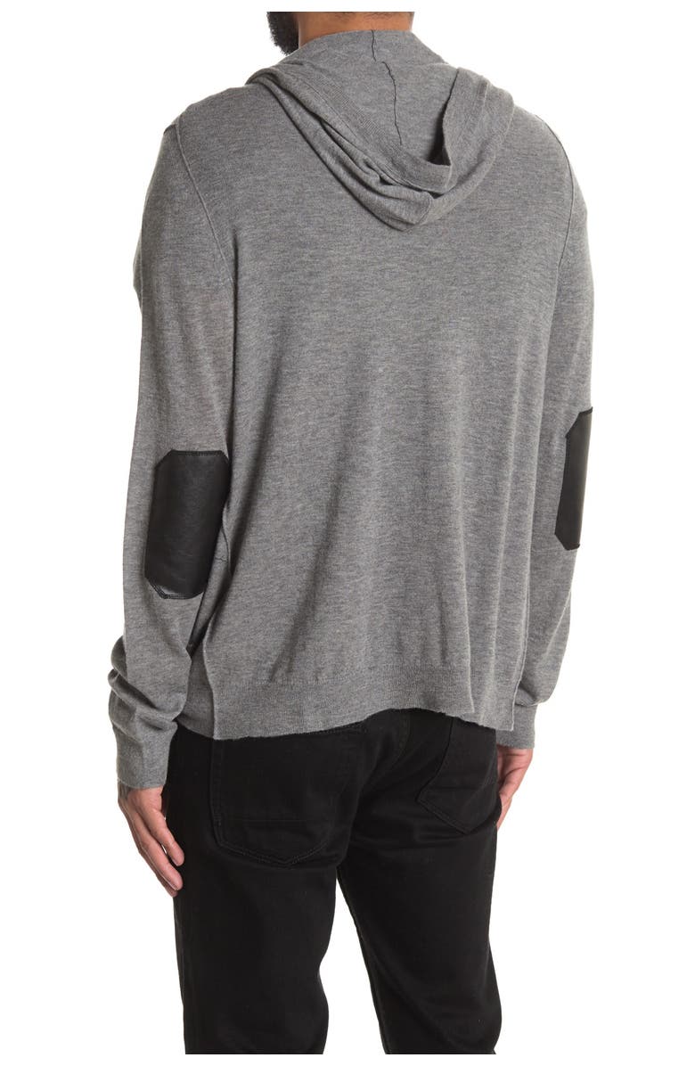 Zadig & Voltaire Clash Cashmere Full Zip Hoodie, Alternate, color, 