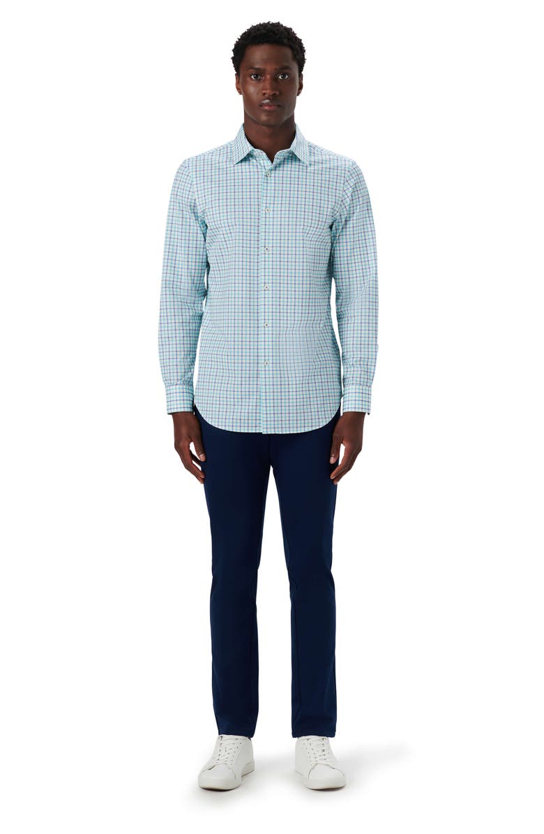Bugatchi OoohCotton<sup>®</sup> Check Button-Up Shirt, Alternate, color,
