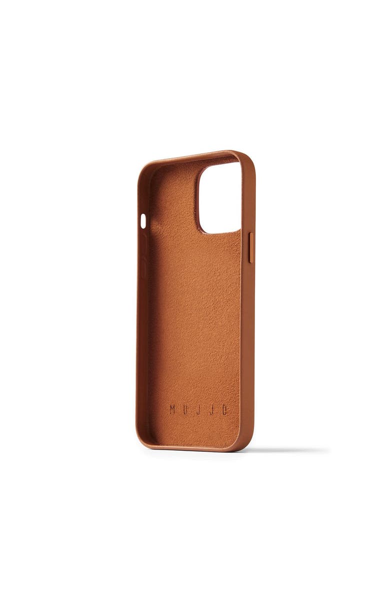MUJJO Full Leather Wallet Case for iPhone 14 Pro Max, Alternate, color, Light Tan